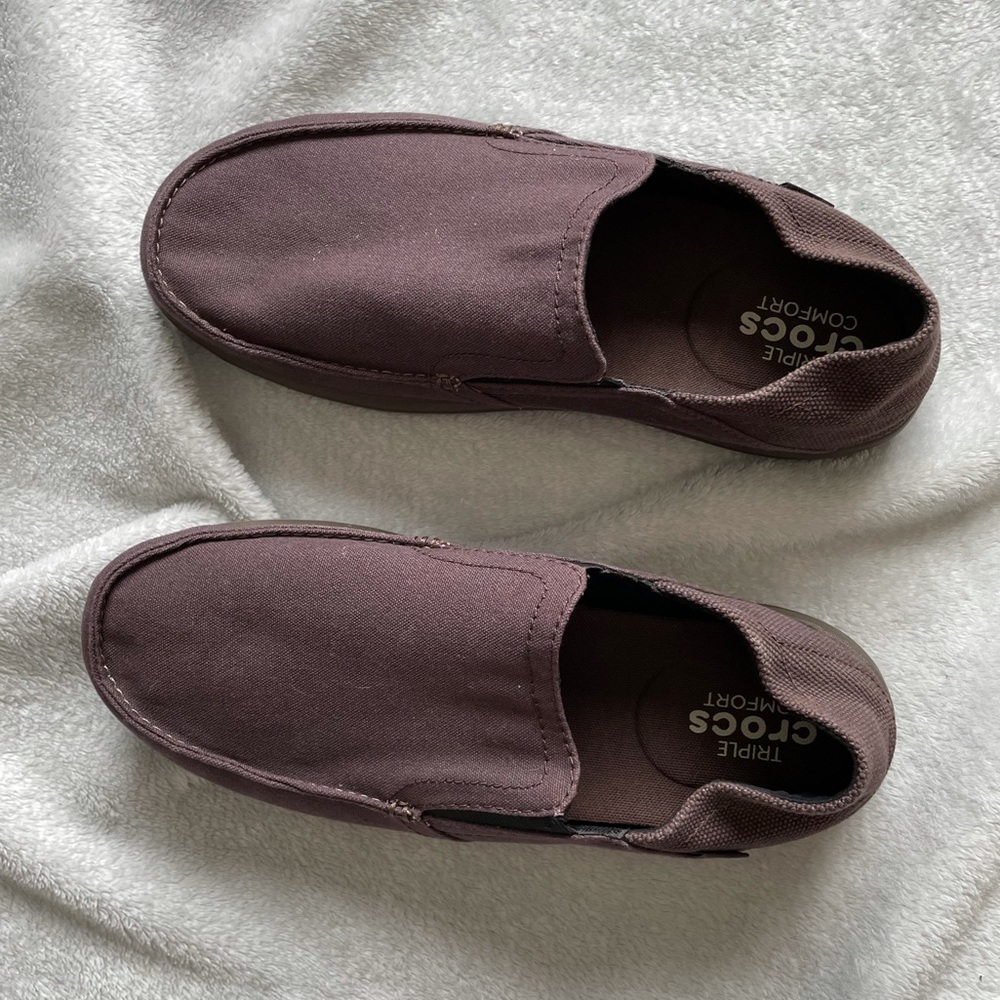 Triple Crocs Comfort Loafers size 11 men’s